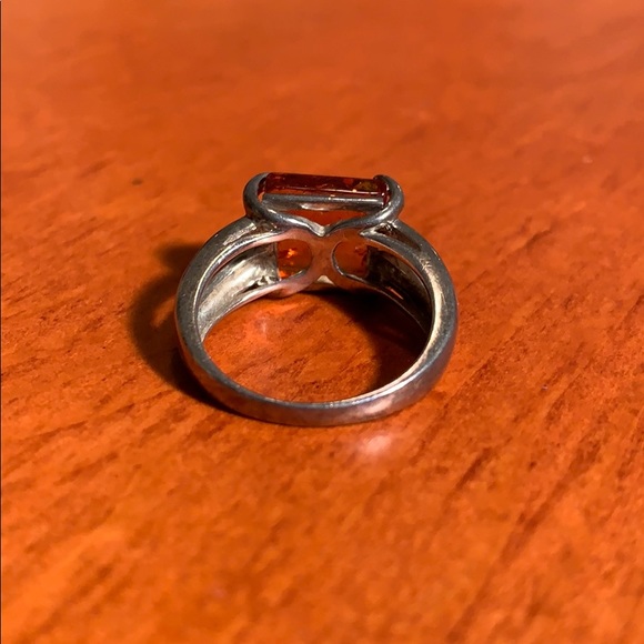 Sterling 925 Silver Amber ring - Picture 5 of 7